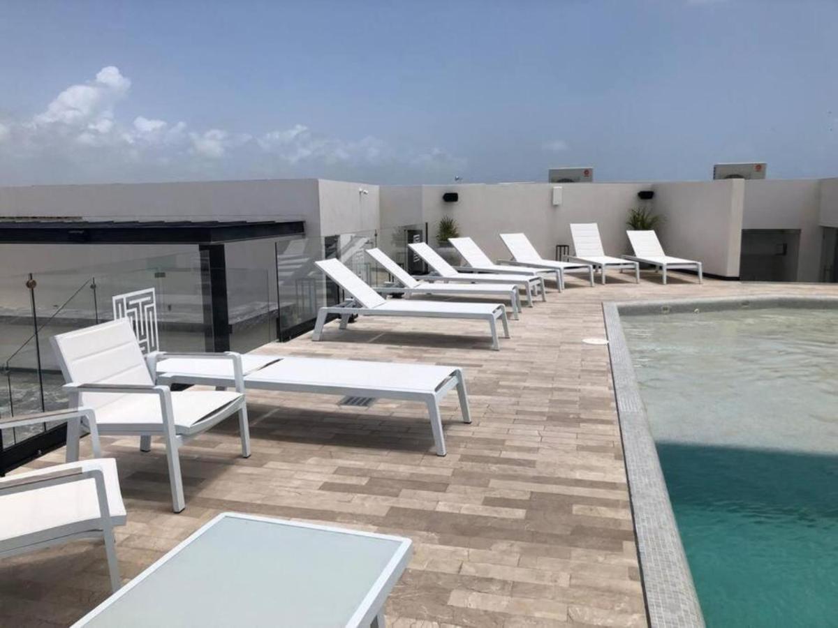 Deluxe Aparment Whit Beach & Ocean View 8 Pax Playa del Carmen Bagian luar foto