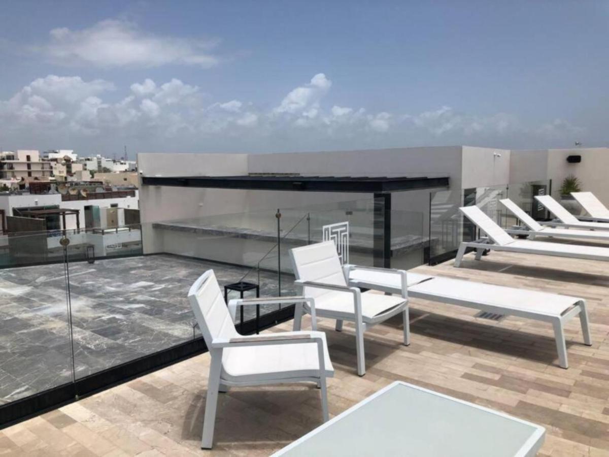 Deluxe Aparment Whit Beach & Ocean View 8 Pax Playa del Carmen Bagian luar foto