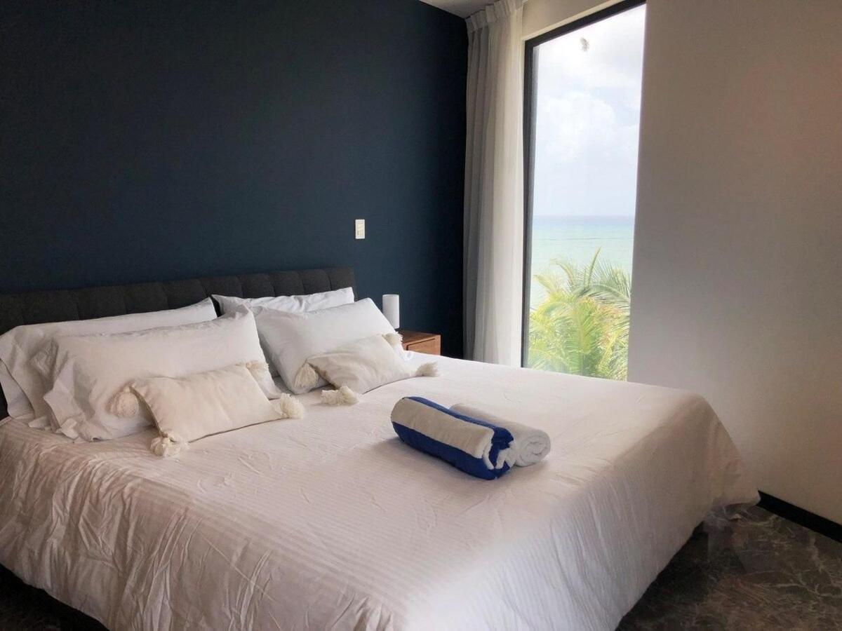Deluxe Aparment Whit Beach & Ocean View 8 Pax Playa del Carmen Bagian luar foto
