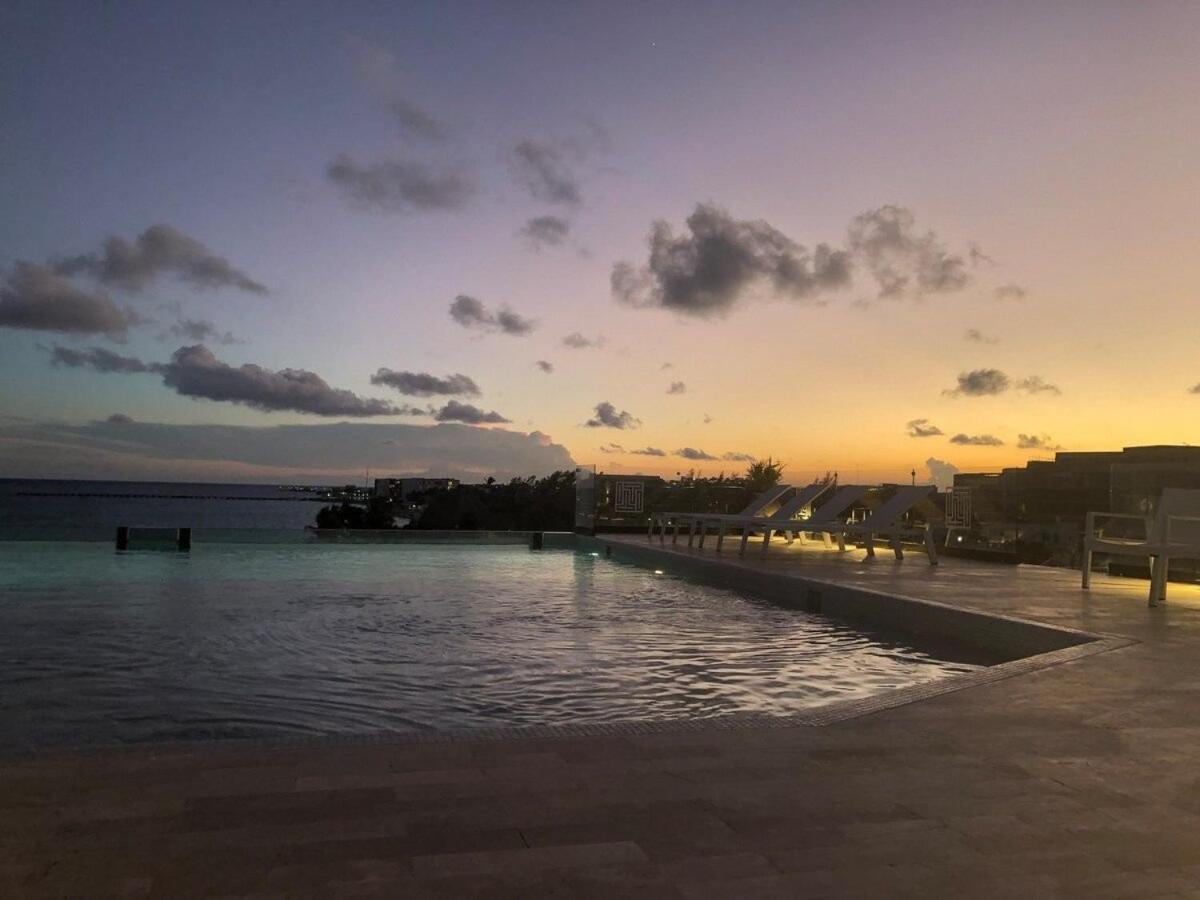 Deluxe Aparment Whit Beach & Ocean View 8 Pax Playa del Carmen Bagian luar foto