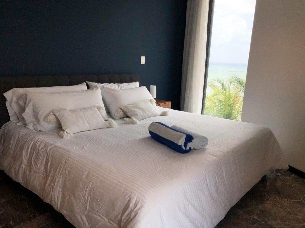 Deluxe Aparment Whit Beach & Ocean View 8 Pax Playa del Carmen Bagian luar foto