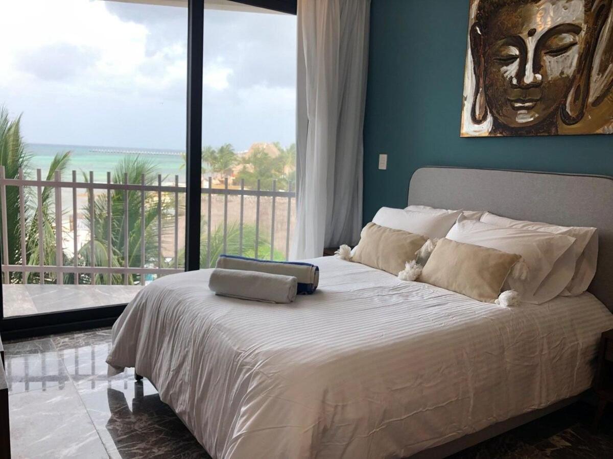 Deluxe Aparment Whit Beach & Ocean View 8 Pax Playa del Carmen Bagian luar foto